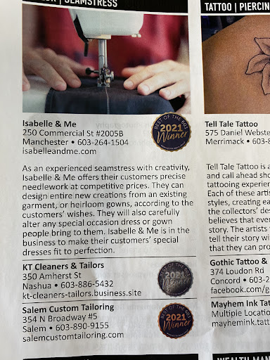 Tailor «Best Cleaners & Tailors», reviews and photos, 7 Continental Blvd, Merrimack, NH 03054, USA