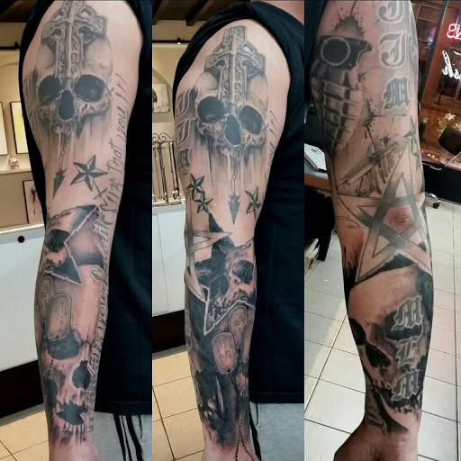 Explore big toe tattoo ideas, creative tattoo ideas in Chicago, available at Royal Flesh Tattoo and Piercing