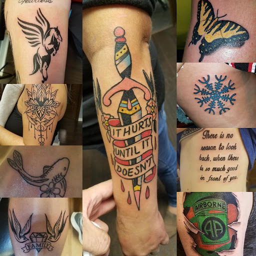 Explore tattoo ideas for dad and daughter, creative tattoo ideas in Owensboro, available at Shaka Tattoo owensboro ky