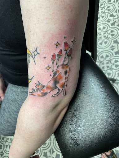 Explore upper shoulder tattoo ideas, creative tattoo ideas in Paducah, available at The Tattoo Shop