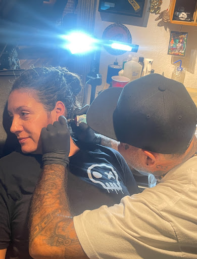 Explore manatee tattoo ideas, creative tattoo ideas in Hesperia, available at Logic Ink Tattoo & Piercing