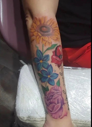 Explore pectoral tattoo ideas, creative tattoo ideas in Martinsburg, available at 100 Proof Tattoo