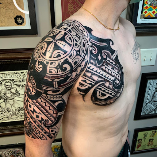 Explore happiness tattoo ideas, creative tattoo ideas in Strasburg, available at Champion Tattoo Company