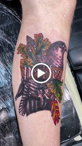 Explore gangster sleeve tattoo ideas, creative tattoo ideas in Meridian, available at spACEys Rock N Roll Tattoo