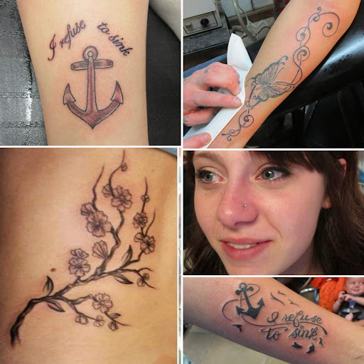 Find family of 3 tattoo ideas for your next unique tattoo in Elko at Tom Custom Tattoos and Body Piercing Studio