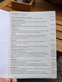 Restaurant servant le petit-déjeuner Meyan Mediterranean Restaurant à Berlin (le menu)