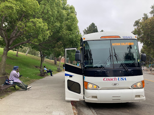 Westwood UCLA Amtrak Bus Stop