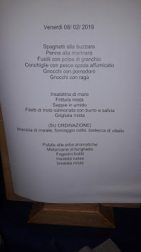 Trattoria All'Edera (solo pranzo) à Candelù menu