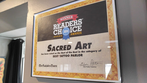 Explore exercise tattoo ideas, creative tattoo ideas in Gadsden, available at Sacred Art Tattoo Company