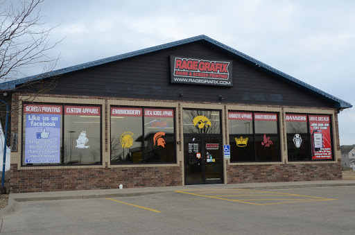 Screen Printer «Rage Grafix Signs & Screen Printing», reviews and photos, 1400 Jordan St, North Liberty, IA 52317, USA