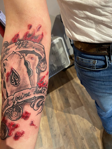 Explore jessica tattoo ideas, creative tattoo ideas in Pikeville, available at The Carbon Canary Tattoo Studio