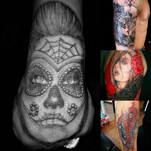 Explore tattoo ideas sleeve male, creative tattoo ideas in Canon City, available at Royal Gorge Custom Tattoos & Piercings LLC