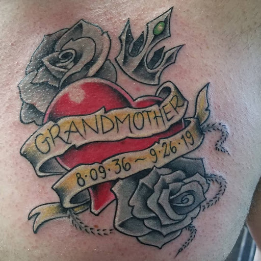 Explore teddy bear tattoo ideas, creative tattoo ideas in Reno, available at Evolution Tattoo