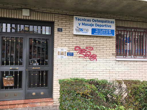 OSMA Centro - Técnicas Osteopáticas y Masajes deportivos en San Sebastián de los Reyes