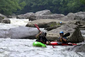 Upper Youghiogheny River boater put in image