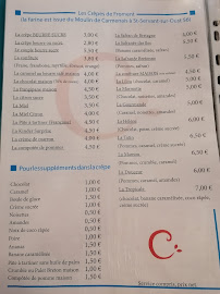 Menu du Crêperie Du Port à Vannes