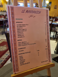 Menu / carte de Le Marrakech à Chalon-sur-Saône