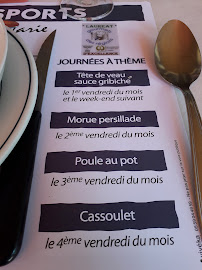 Café Des Sports à Arzacq-Arraziguet carte