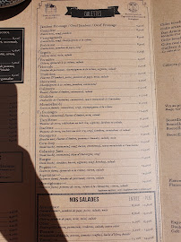 Crêperie Le Comptoir Breton Saint Germain à Saint-Germain-en-Laye (le menu)
