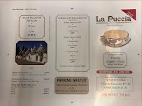 La Puccia Salentina à Menton menu