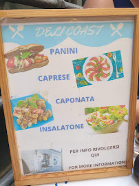 Deli Coast à Amalfi carte