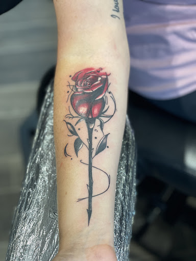 Explore witch hat tattoo ideas, creative tattoo ideas in Sevierville, available at Hudsons House Of Ink