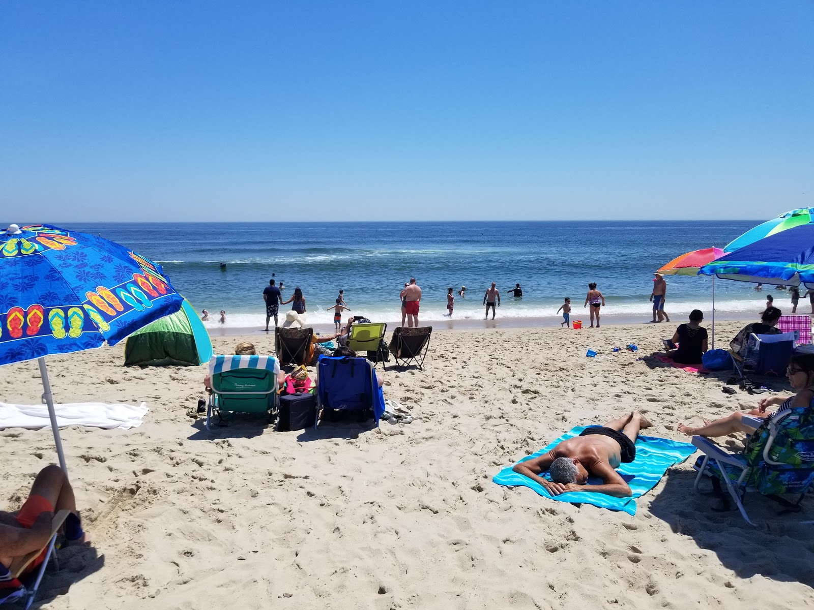 Fotografija New Jersey Beach z visok stopnjo čistoče