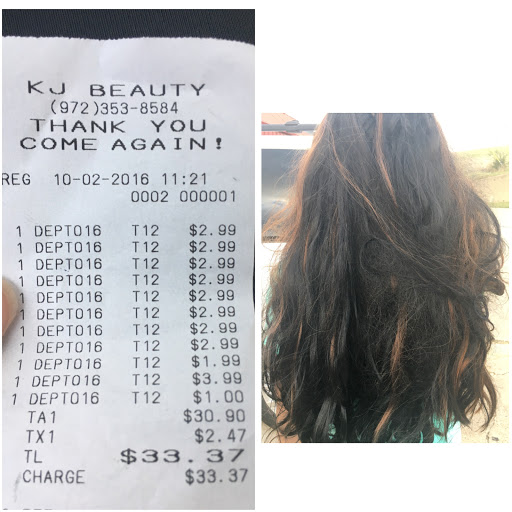 Beauty Supply Store «K J Beauty Supply», reviews and photos, 397 E Southwest Pkwy # 108, Lewisville, TX 75067, USA