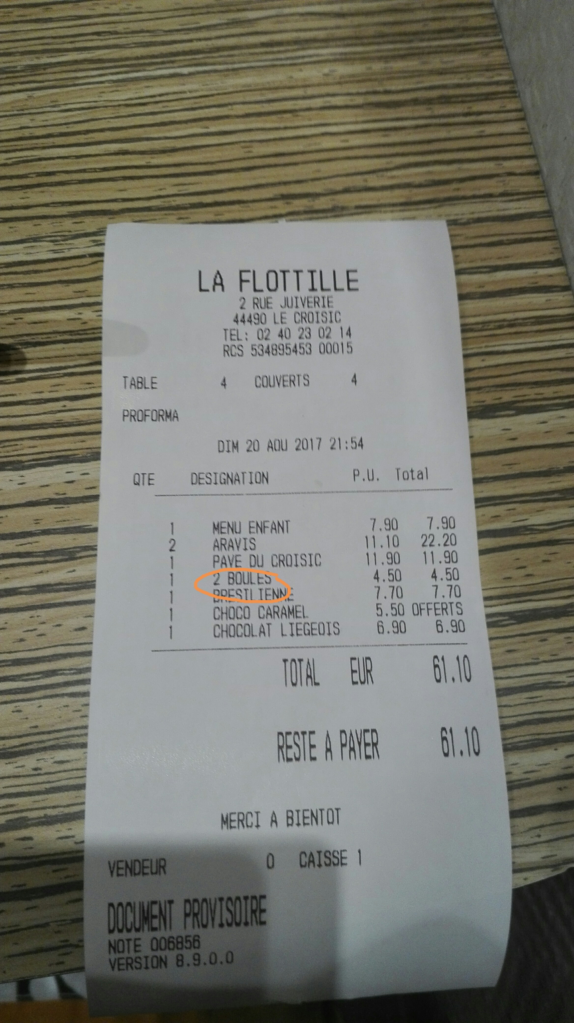 Photo n° 2 de l'avis de Nony.A fait le 20/08/2017 à 20:28