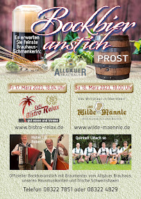 Bistro Restaurant Relax Oberstdorf à Oberstdorf menu