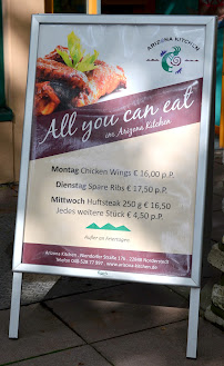 Arizona Kitchen à Norderstedt menu