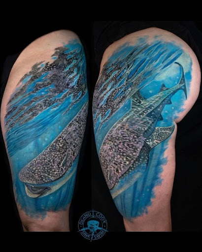 Explore phases of the moon tattoo ideas, creative tattoo ideas in Marietta, available at Sink or Swim Studio and Gallery