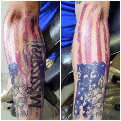 Explore lower stomach tattoo ideas, creative tattoo ideas in Angola, available at Hoodlum Ink