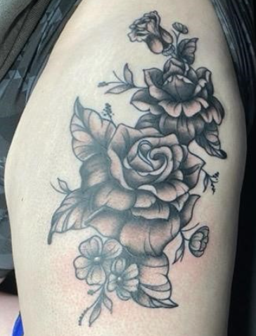 Explore phoenix rising tattoo ideas, creative tattoo ideas in Manchester, available at Sacred Heart Tattoos