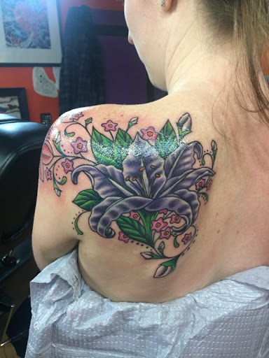 Explore simple spine tattoo ideas, creative tattoo ideas in Columbus, available at Sweet Baby Octane