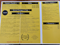Carte du Charlie's Fish & Chips and Burgers à Antibes