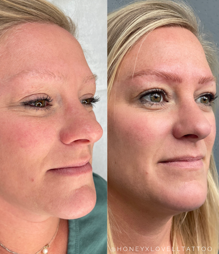 Explore astarion tattoo ideas, creative tattoo ideas in San Diego, available at Honey Natural Cosmetic Tattooing & Training