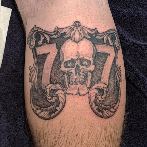 Explore black couple tattoo ideas, creative tattoo ideas in Eureka, available at Bohemian Tattoo