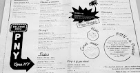 PNY FAUBOURG SAINT-DENIS à Paris menu