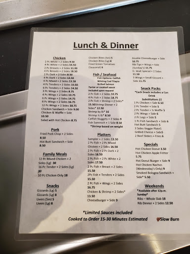 Chicken Restaurant «Slow Burn Hot Chicken», reviews and photos, 495 Myatt Dr, Madison, TN 37115, USA