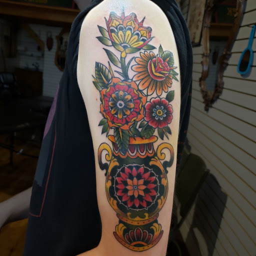 Explore tattoo ideas for wrist cover up, creative tattoo ideas in Eureka Springs, available at Sailors Luck Tattoo