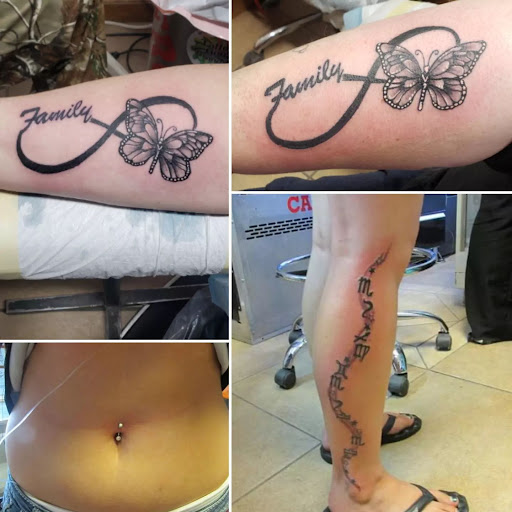 Explore witcher tattoo ideas, creative tattoo ideas in Elko, available at Tom Custom Tattoos and Body Piercing Studio