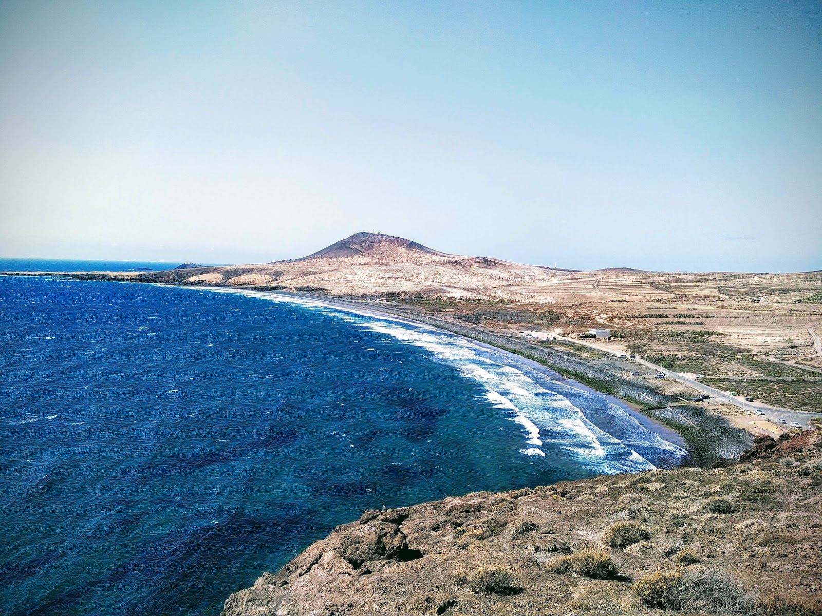 Photo de Playa de Vargas avec l'eau bleu de surface