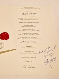 Menu du Victor’s Fine Dining by Christian Bau à Perl