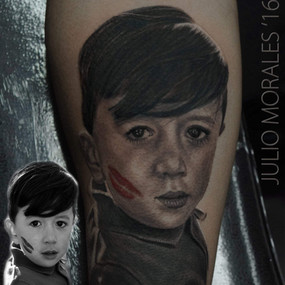 Explore women's leg sleeve tattoo ideas, creative tattoo ideas in Kansas City, available at Enova Ink