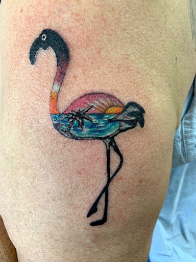 Explore disney castle tattoo ideas, creative tattoo ideas in Seymour, available at American Gypsy Tattoo Corp.