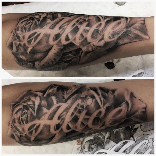 Explore small lion tattoo ideas, creative tattoo ideas in Alhambra, available at IFA2 Tattoo Studio