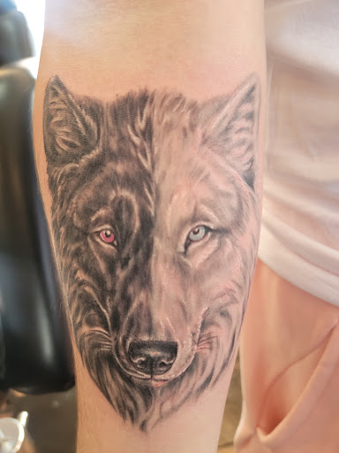 Explore tattoo on bicep ideas, creative tattoo ideas in Prescott, available at Geister Ink Tattoos