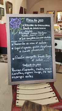 Menu du La conserverie à Marsanne