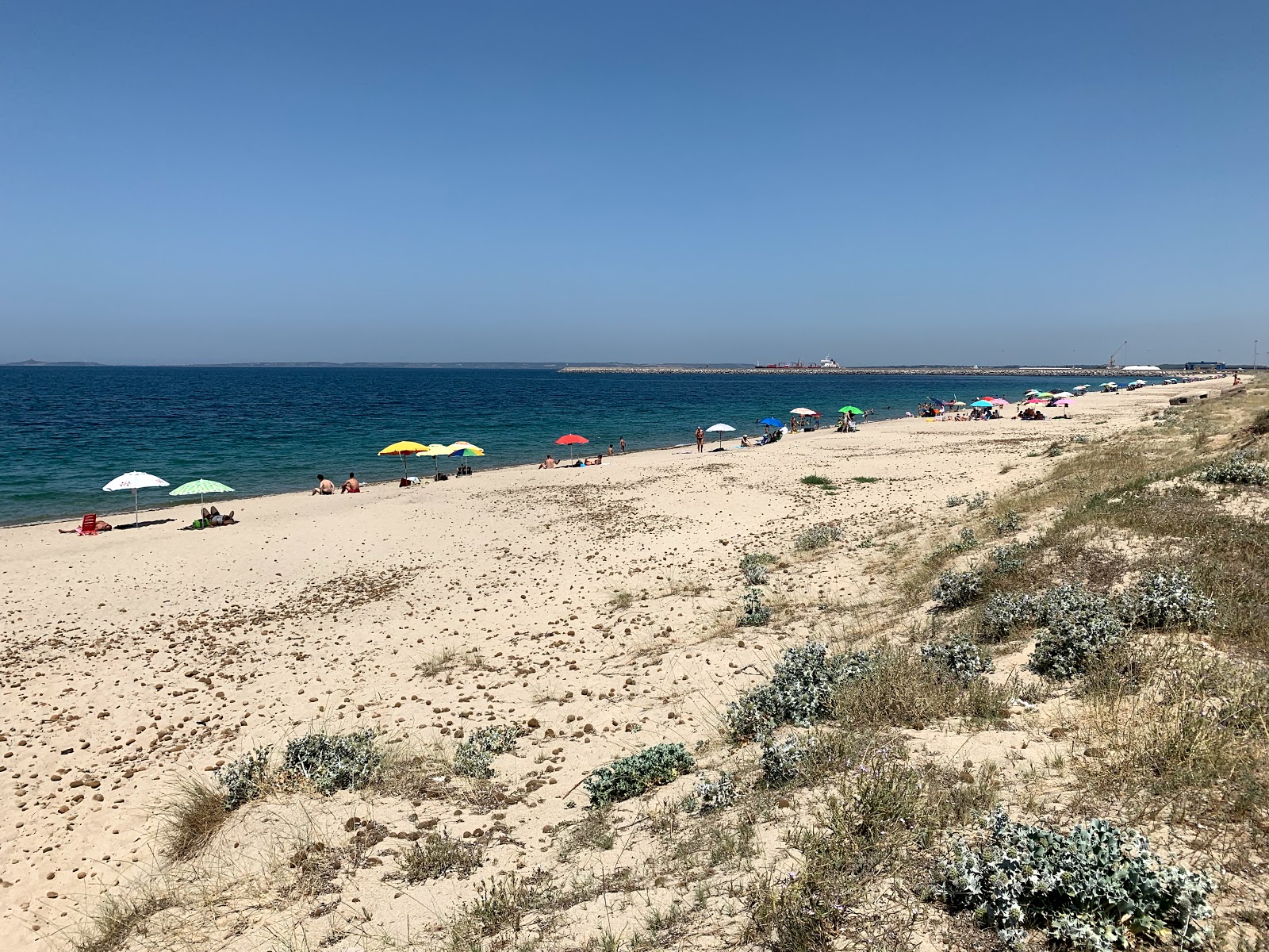 Foto av Abbarossa beach med turkos rent vatten yta